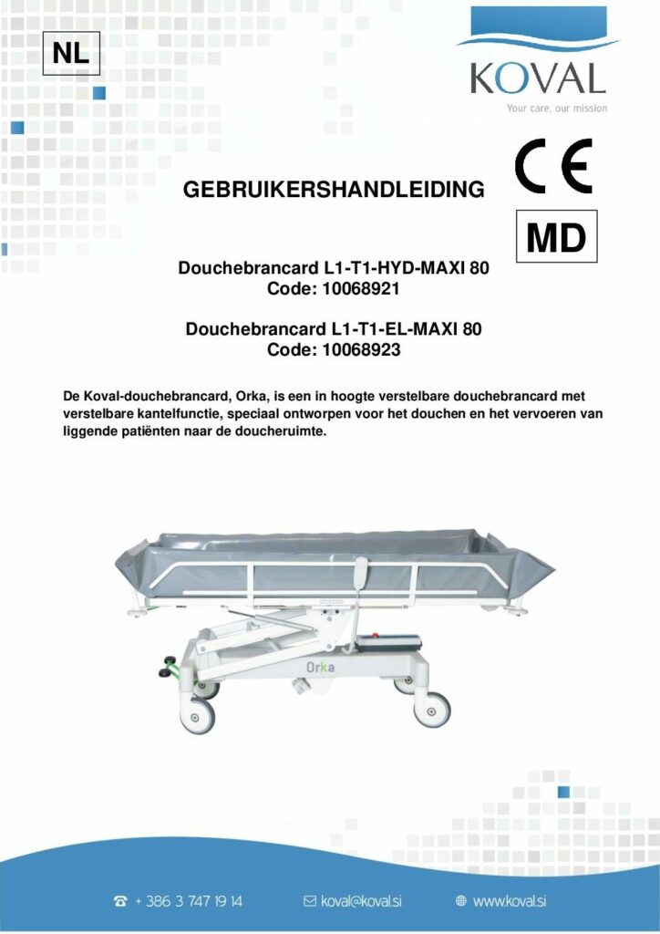 Gebruikershandleiding Maxi 80 